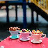 【HARIO】V60彩色迷你品飲杯 40ml 粉色/粉紫色/湖水綠