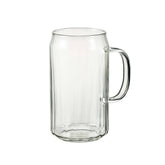 【HARIO】啤酒罐玻璃杯 450ml 透明玻璃杯 啤酒杯 氣泡飲杯 冰飲杯 居家露營 HGK-450-M