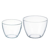 【HARIO】KARU耐熱玻璃碗兩件組 900ml+1600ml 有刻度標記 KRB-2518