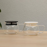 【HARIO】茶乃丸茶壺 380ml 日本製 耐熱玻璃 附濾網茶壺 白黑 TPM-38-W TPM-38-B