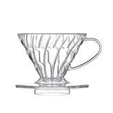 【HARIO】V60 TRITAN透明濾杯 01 02 手沖濾杯 輕巧耐用 不易破 日本製 VDTA-01-T/VDTA-02-T