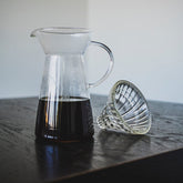 【HARIO】V60玻璃濾杯急速冰咖啡壺 700ml(VIG-02T) 冰咖啡/熱咖啡 一壺完成