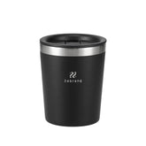 【HARIO】Zebrang 陶瓷塗層真空保溫杯 220ml 隨行杯 保溫杯 黑色 ZB-CTT-220MB