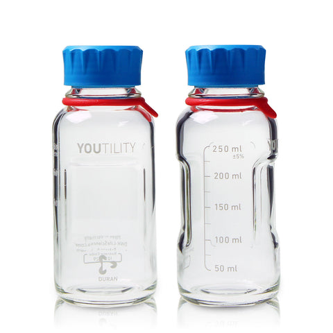 【德國DURAN YOUTILITY】 GL45血清瓶 寬口/ 廣口玻璃水瓶/環保水瓶