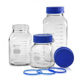 【BOECO】 方型寬口血清瓶 方型玻璃瓶 密封罐 寬口瓶 廣口瓶 儲物罐 玻璃保鮮罐 - 德記生活