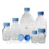 【PYREX】GL45血清瓶藍蓋 寬口/ 廣口玻璃水瓶/環保水瓶 - 德記生活