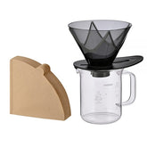 【HARIO】MUGEN無限咖啡沖煮套組(濾杯+咖啡壺+濾紙/VDMU-2018-TB)