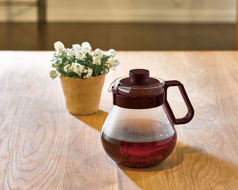 【HARIO】球形大容量玻璃壺 1000ml(TCN-100CBR)