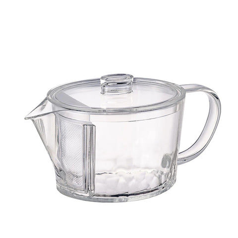 【HARIO】晶透濾沁茶壺 450ml 日本製 Tritan透明濾茶壺 泡茶壺 露營/居家必備 FIK-45-T