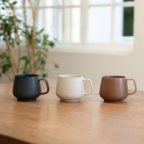 【HARIO】NOTE 馬克杯 360ml 香氣杯 微收口 三色可選 日本製 NMG-360-ML NMG-360-CM NMG-360-TF