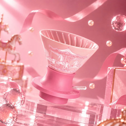 【HARIO】Switch浸漬式濾杯 200ml 旋轉木馬 SSDC200HRS 限定款