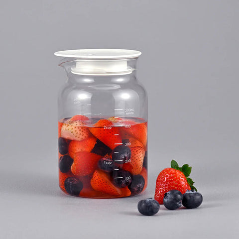 【HARIO】斯羅拉果醋壺 500ml 1000ml 冷泡壺 水果茶壺 日本製 SFP-500-W SFP-1000-W
