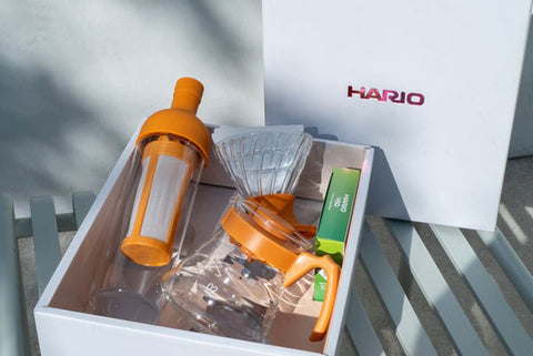 【HARIO】ASIA限量版手沖咖啡禮品套組(ASCG-7404-MA-EX)（限量版顏色)