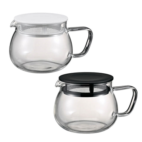 【HARIO】茶乃丸茶壺 380ml 日本製 耐熱玻璃 附濾網茶壺 白黑 TPM-38-W TPM-38-B