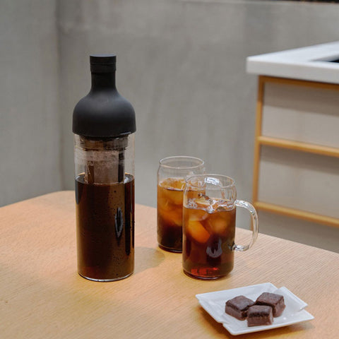 【HARIO】酒瓶冷泡咖啡壺 650ml 黑色/咖啡色/灰冷色 冷泡壺 日本製 FIC-70-B/CBR/PGR