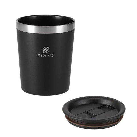 【HARIO】Zebrang 陶瓷塗層真空保溫杯 220ml 隨行杯 保溫杯 黑色 ZB-CTT-220MB