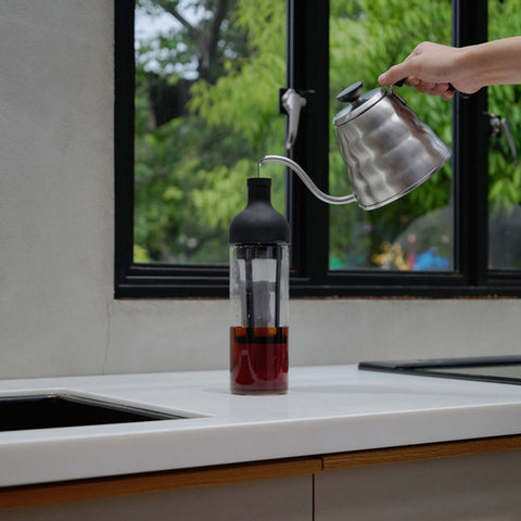 【HARIO】酒瓶冷泡咖啡壺 650ml 黑色/咖啡色/灰冷色 冷泡壺 日本製 FIC-70-B/CBR/PGR