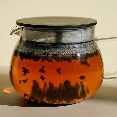 【HARIO】茶乃丸茶壺 380ml 日本製 耐熱玻璃 附濾網茶壺 白黑 TPM-38-W TPM-38-B