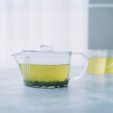 【HARIO】晶透濾沁茶壺 450ml 日本製 Tritan透明濾茶壺 泡茶壺 露營/居家必備 FIK-45-T