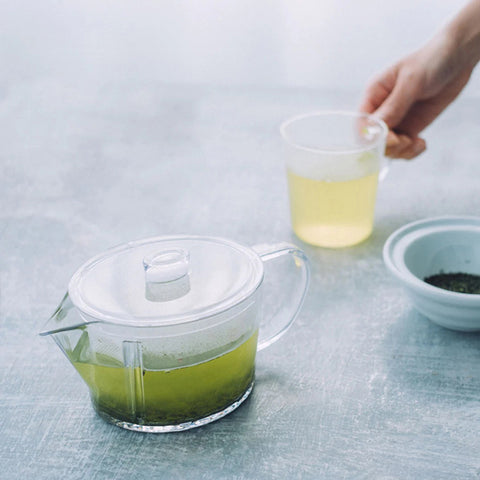 【HARIO】晶透濾沁茶壺 450ml 日本製 Tritan透明濾茶壺 泡茶壺 露營/居家必備 FIK-45-T