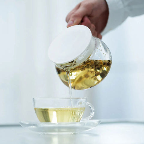 【HARIO】茶乃丸茶壺 380ml 日本製 耐熱玻璃 附濾網茶壺 白黑 TPM-38-W TPM-38-B