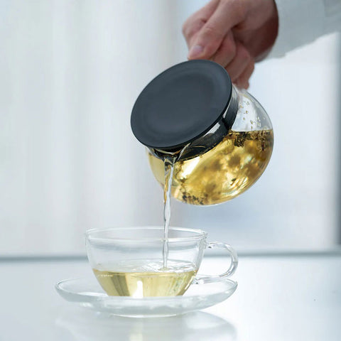 【HARIO】茶乃丸茶壺 380ml 日本製 耐熱玻璃 附濾網茶壺 白黑 TPM-38-W TPM-38-B