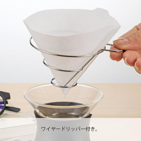 【HARIO】百年紀念復刻壺 珈琲狂時代 玻璃濾沖壺 240ml  限量優惠 附濾紙+量匙  CKJF-01B