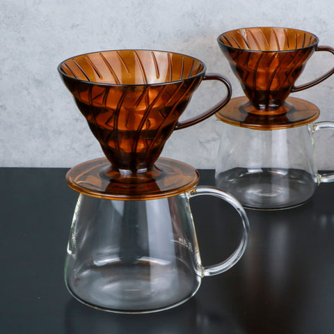 【HARIO】V60樹脂濾杯 琥珀 1~2杯(VD-01-AB-EX) / 1~4杯(VD-02-AB-EX)