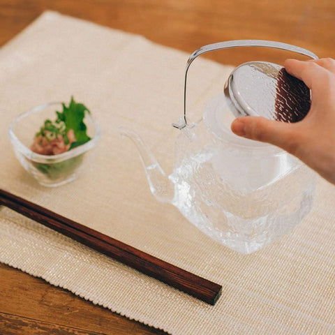【HARIO】100周年復刻版 地爐利角形冷酒器 360ml 清酒冰鎮器 日本製 IDKF-2SV