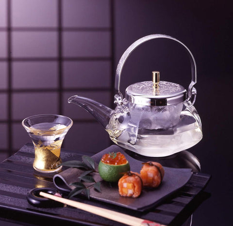 【HARIO】地爐利八角冷酒器 360ml 清酒冰鎮器 日本製 IDS-2ESV