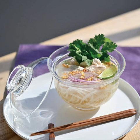 【HARIO】有璃日日丼碗 600ml 耐熱玻璃碗 微波碗 麵碗 湯碗 日本製 GXD-600