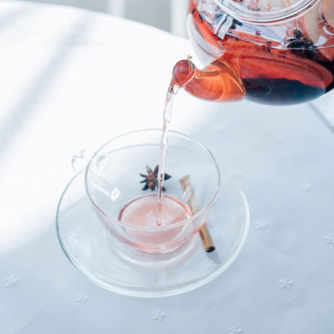 【HARIO】夢幻玻璃杯盤組 230ml 咖啡杯盤組 茶杯 杯盤組 日系美學(TCSN-1T)