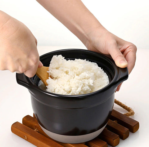 【HARIO】萬古燒蛋形飯釜 1-2杯/2-3杯米 日本製 露營煮飯神器 土鍋炊飯鍋 GNR-150/GNR-200