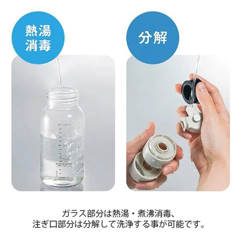 【HARIO】簡約按壓式調味罐 150ml 250ml 油醋瓶 沙拉醬瓶 醬油瓶 單手開蓋 ODBN-150-B/ODBN-150-PGR/ODBN-250-B/ODBN-250-PGR