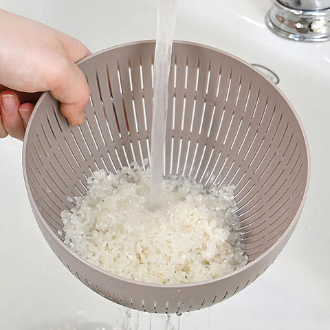 【HARIO】5 way 耐熱玻璃瀝水碗 2200ml