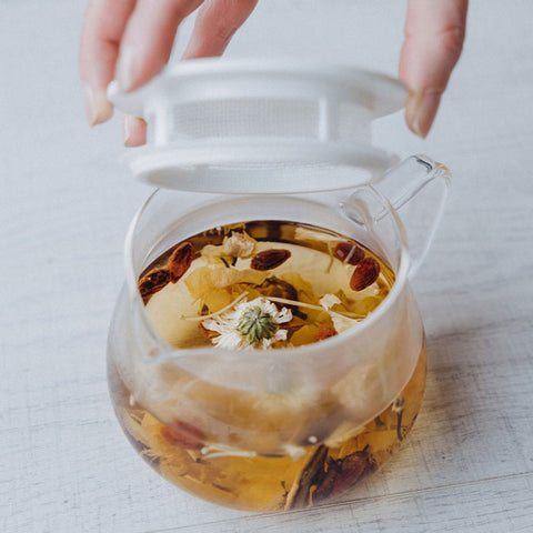 【HARIO】茶乃丸茶壺 380ml 日本製 耐熱玻璃 附濾網茶壺 白黑 TPM-38-W TPM-38-B