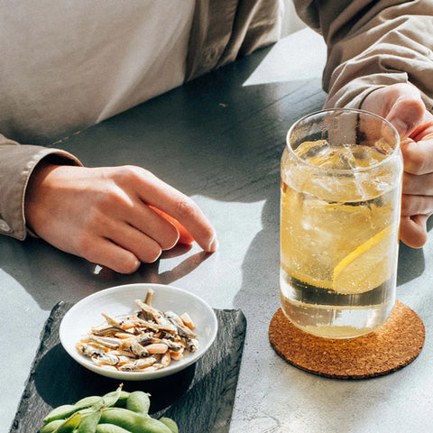【HARIO】啤酒罐玻璃杯 450ml 透明玻璃杯 啤酒杯 氣泡飲杯 冰飲杯 居家露營 HGK-450-M