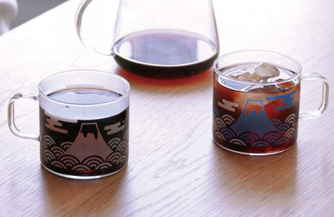 【HARIO】FUJI變色玻璃杯 330ml