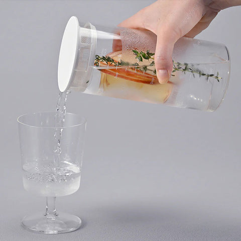 【HARIO】斯羅拉果香冷泡壺 700ml 冷泡茶壺 水果冷泡壺 日本製 SFPI-700-W