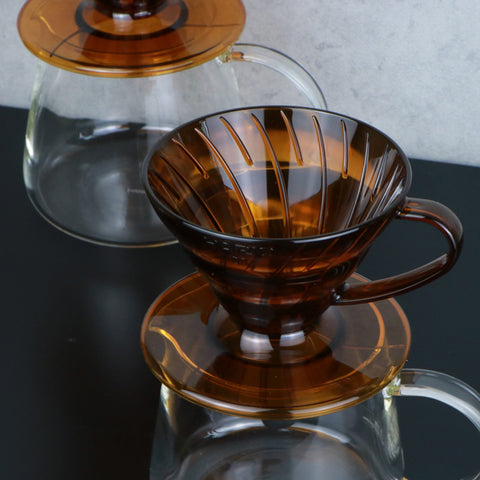 【HARIO】V60樹脂濾杯 琥珀 1~2杯(VD-01-AB-EX) / 1~4杯(VD-02-AB-EX)