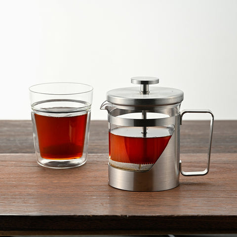 【HARIO】胖胖銀濾壓壺 300ml(THSV-2-HSV)/600ml(THSV-4-HSV)