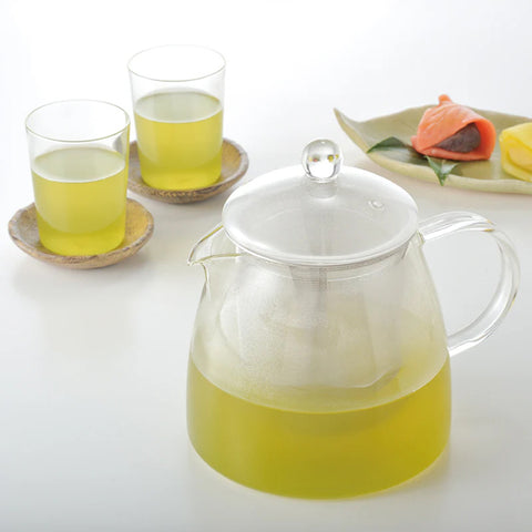 【HARIO】極簡花茶壺 700ml 日式透明玻璃茶壺 花茶壺 泡茶壺 花草茶壺(CHEN-70T)