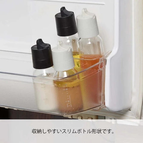 【HARIO】簡約按壓式調味罐(黑色ODBN-150-B/白色ODBN-150-PGR)