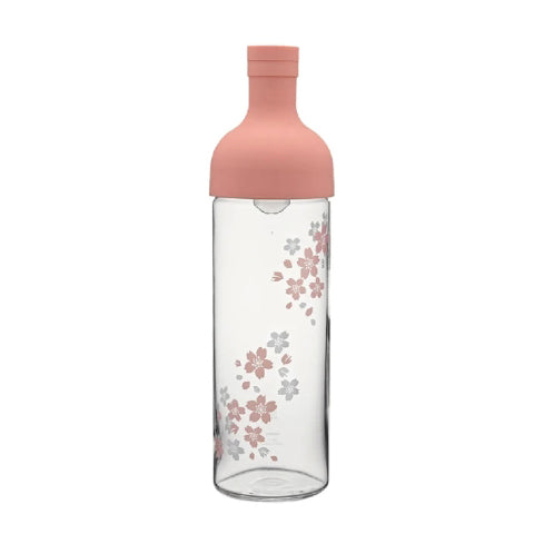 【HARIO】酒瓶冷泡茶壺750ml(江戶紫/松柏綠/櫻花粉)