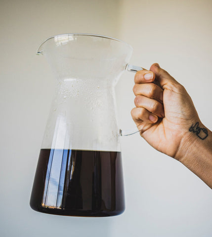 【HARIO】V60玻璃濾杯急速冰咖啡壺 700ml(VIG-02T) 冰咖啡/熱咖啡 一壺完成