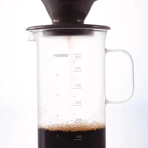【HARIO】V60石墨灰手沖咖啡套組 600ml 濾杯＋咖啡壺＋濾紙＋量匙 入門組 BVD-3012-GR