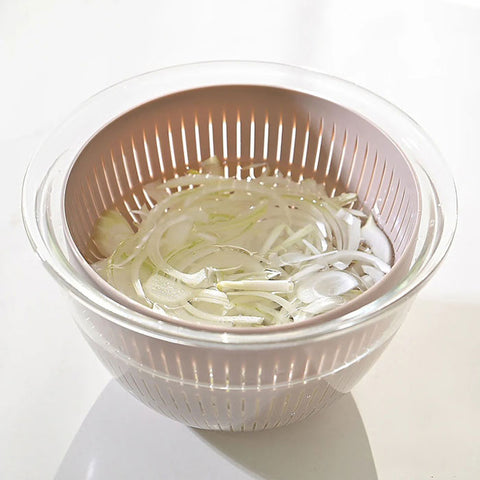 【HARIO】5 way 耐熱玻璃瀝水碗 2200ml
