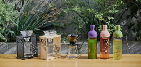 【HARIO】酒瓶冷泡茶壺750ml(江戶紫/松柏綠/櫻花粉)