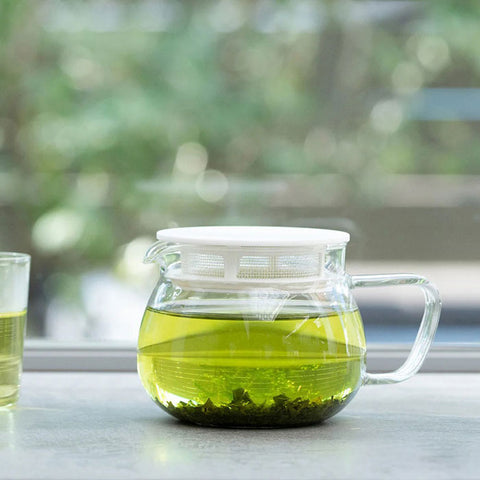 【HARIO】茶乃丸茶壺 380ml 日本製 耐熱玻璃 附濾網茶壺 白黑 TPM-38-W TPM-38-B