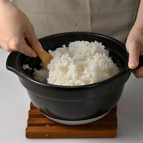 【HARIO】萬古燒蛋形飯釜 1-2杯/2-3杯米 日本製 露營煮飯神器 土鍋炊飯鍋 GNR-150/GNR-200